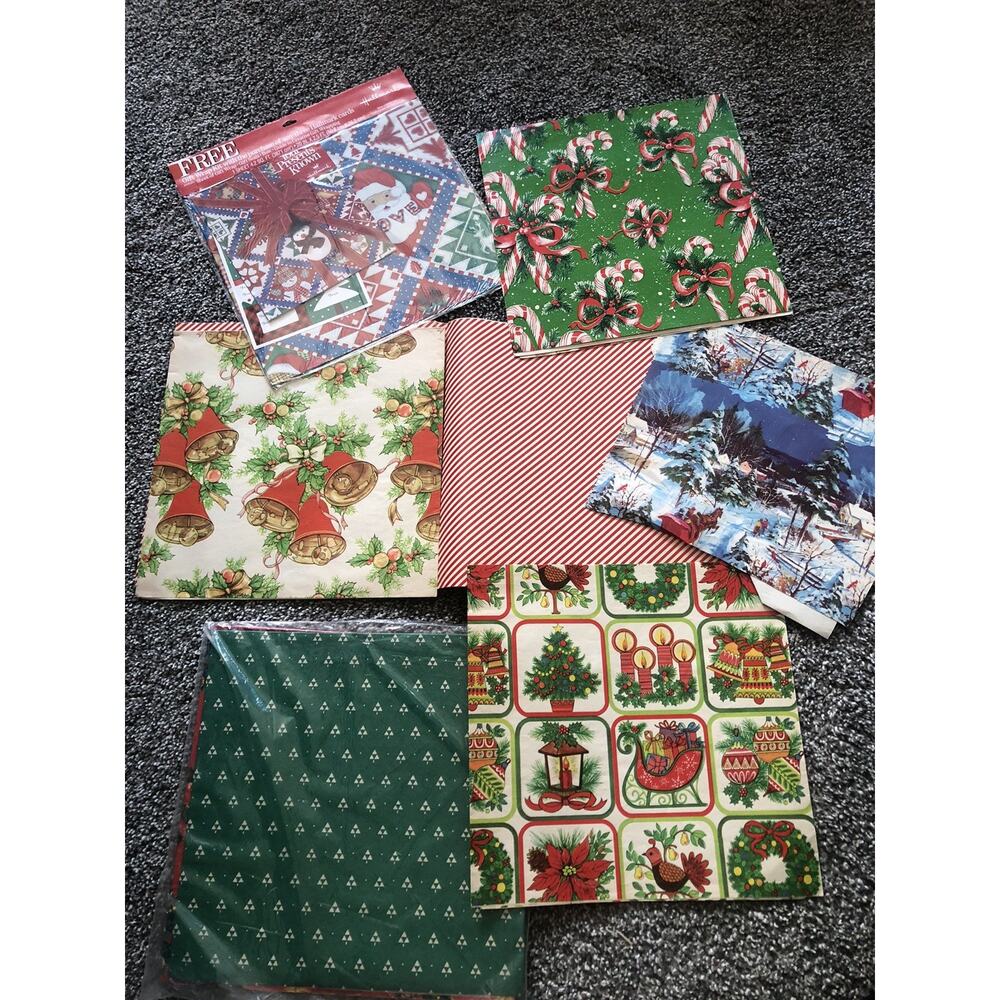 Vintage Gift Wrapping Paper Sheets Most New Artfaire 100 SQ FT 24 Sheets